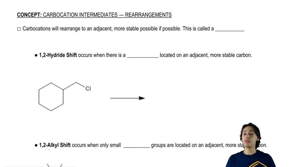 Understanding why carbocations shift.