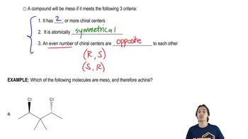The 3 rules of meso compounds.