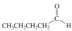 Structural formula of an aldehyde with a carbonyl group and a long carbon chain.