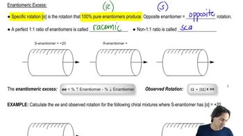 How to calculate enantiomeric excess.