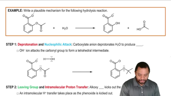 Intramolecular Acid-Base Catalysis Example 2