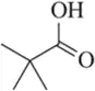 Chemical structure of a molecule with a hydroxyl group (OH) and a carbonyl group (C=O) on a branched carbon chain.