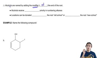 How to name alcohols