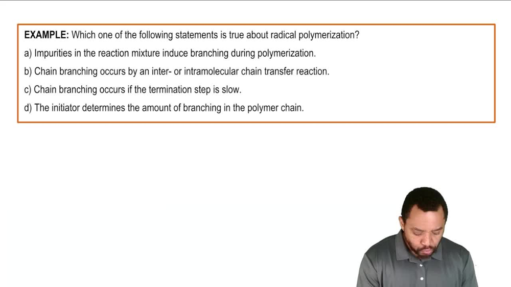 Radical Polymerization Example 2