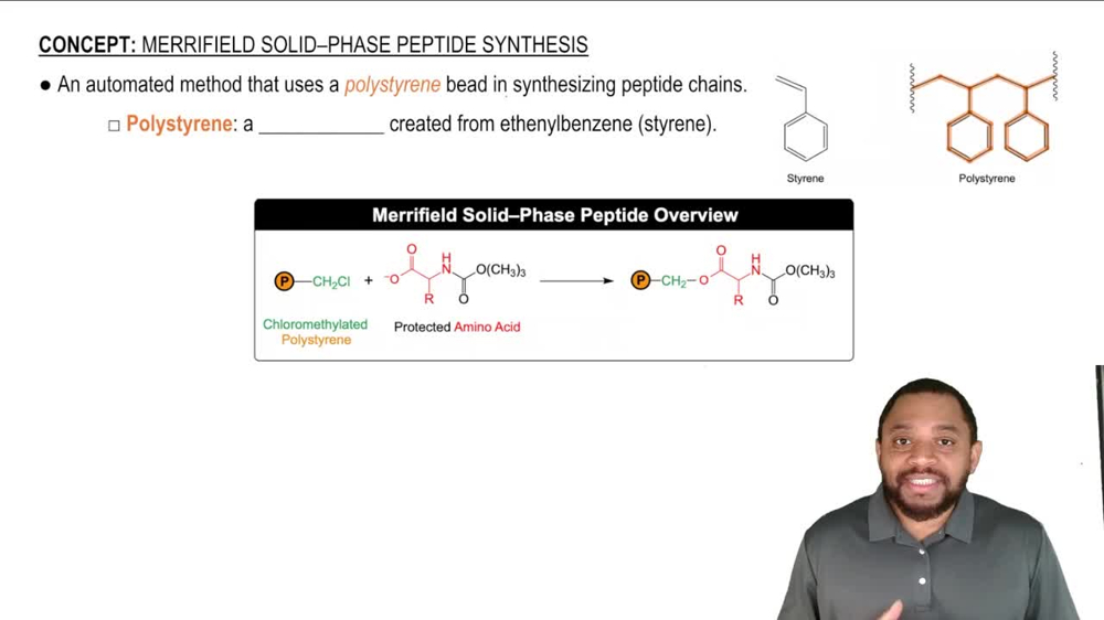 Merrifield Solid-Phase Peptide Synthesis Concept 1