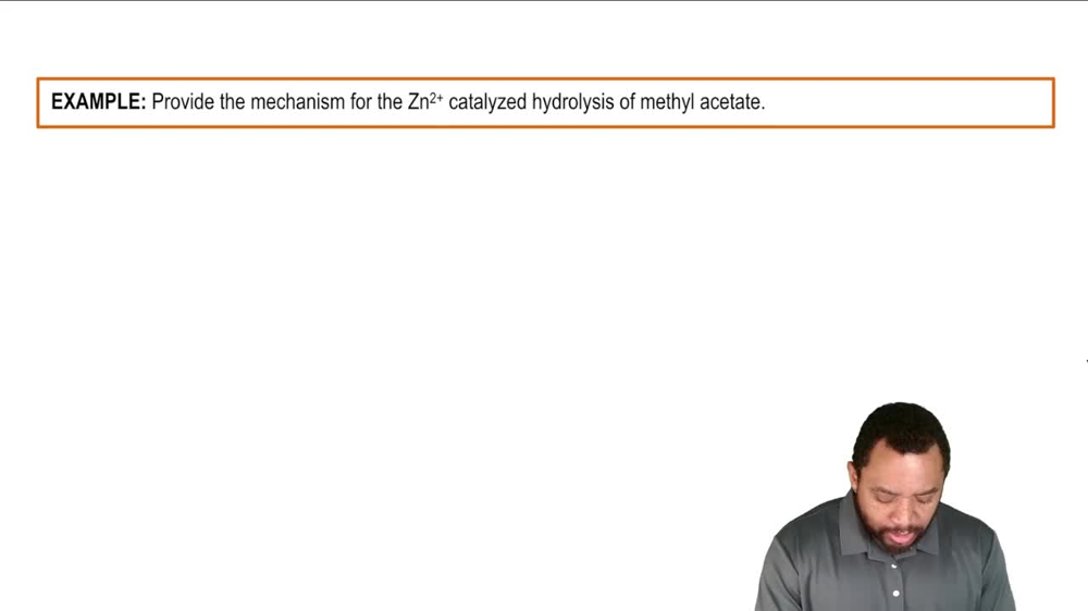 Metal Ion Catalysis: Water Activation Example 2