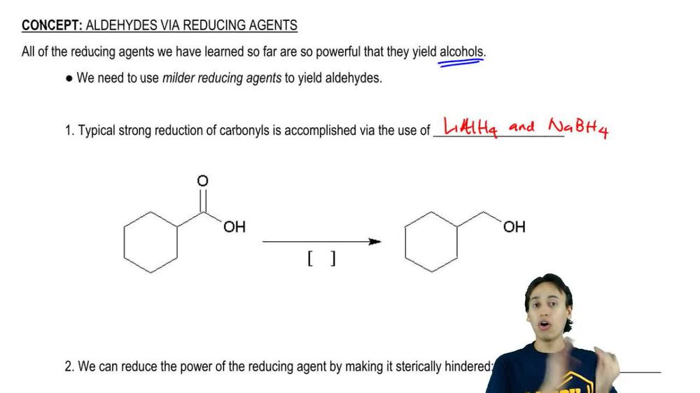 Why LiAlH4 doesn't work