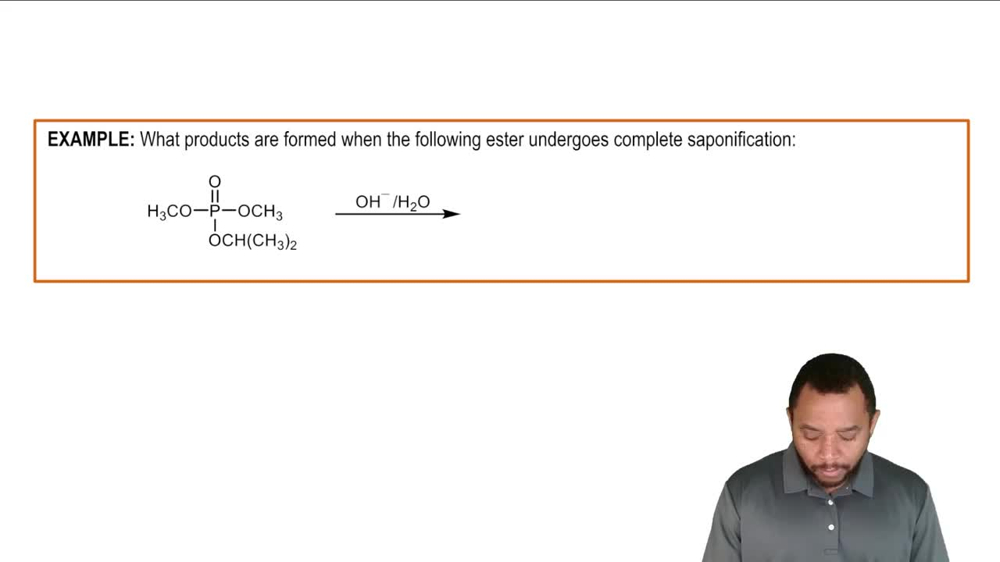 Hydrolysis of Phosphate Esters Example 2