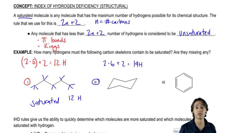 Is the following molecule saturated?
