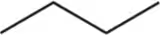 Line drawing of a zigzag hydrocarbon chain, representing a generic alkane structure for chemical analysis.
