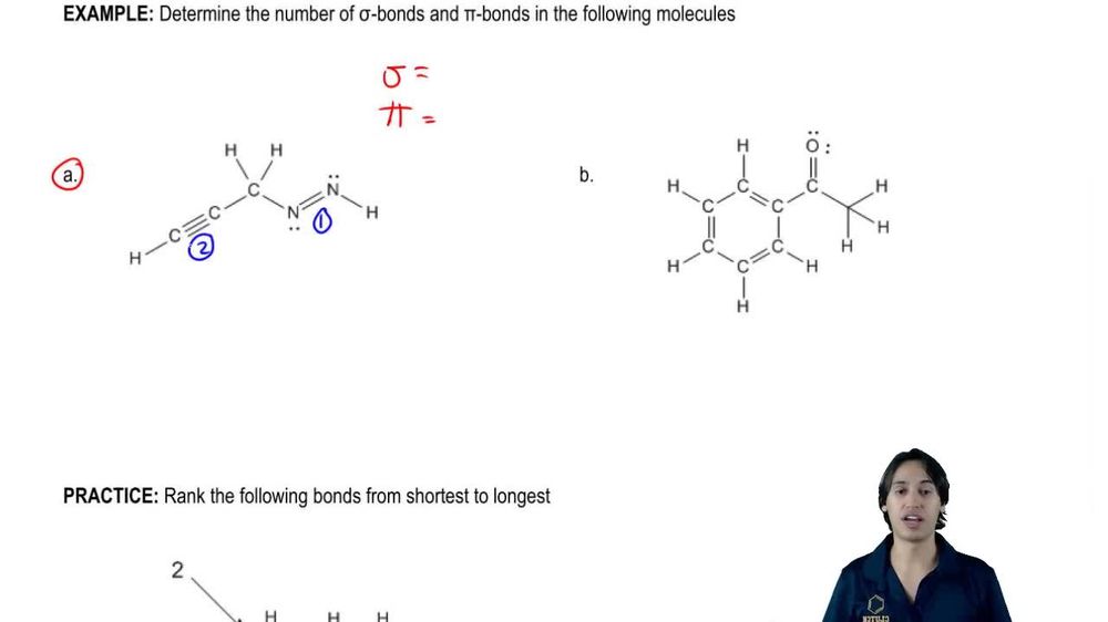 Sigma bonds and pi bonds