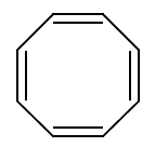 An octagon inscribed in a circle, illustrating the Frost Circle for aromatic compounds.
