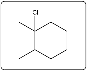 Intermediate product with a chlorine atom after electrophilic addition.