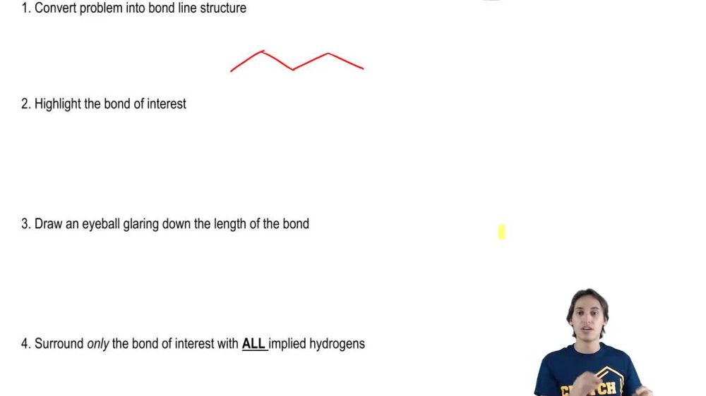 Step 2 to Drawing Newman Projections