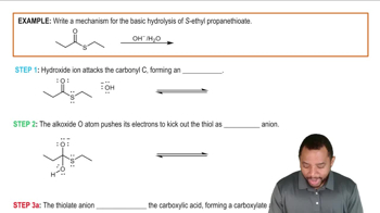 Hydrolysis of Thioesters Example 2