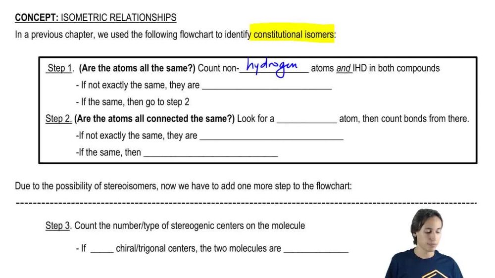 Different atoms or different connectivity.