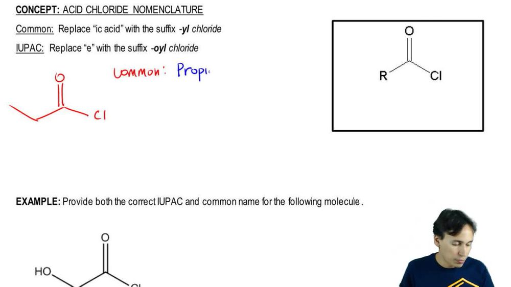 Acid Chloride Nomenclature