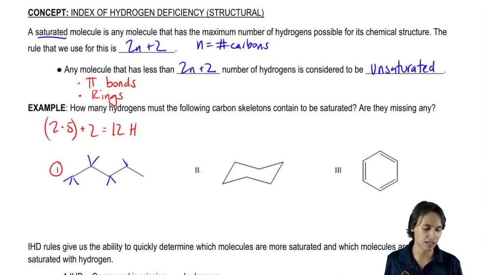 Is the following molecule saturated?