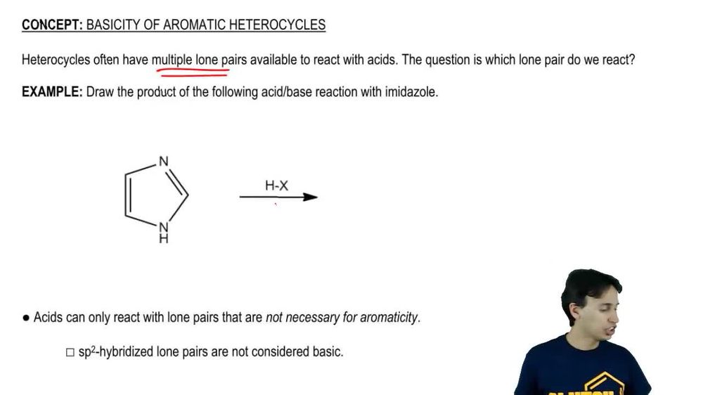 Heterocycles - Which lone pairs react?