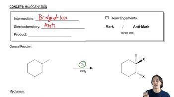 General properties of halogenation.