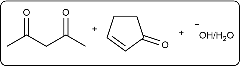 Reagents for Michael Addition reaction with hydroxide ion as a product.