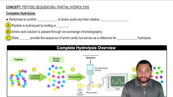 Peptide Sequencing: Partial Hydrolysis Concept 4