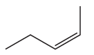Structural representation of alkenes with labeled sections for naming practice.