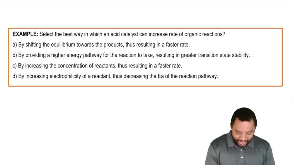 Introduction to Catalysis Example 1