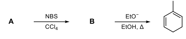 Reaction where A and B compounds are missing
