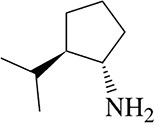 Chemical structure of an amine with an attached NH2 group, illustrating its molecular configuration.