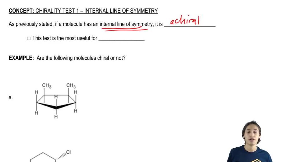 How and when to use the internal line of symmetry test.