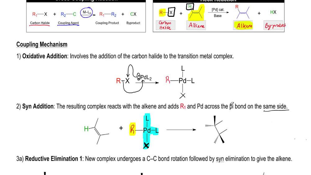 Heck Reaction Mechanism