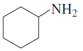 Cyclohexylamine structure with an amine group, indicating it is a primary amine.