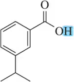 Chemical structure of a phenolic compound with a hydroxyl group highlighted, indicating its acidic proton for pKa analysis.