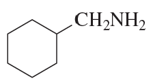 Cyclohexanone structure with an attached amine group, illustrating reductive amination synthesis.