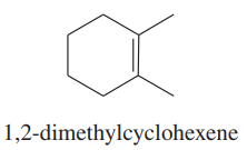Chemical structure of 1,2-dimethylcyclohexene, a starting material for synthesis in organic chemistry.
