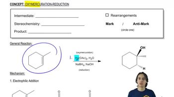 General properties of oxymercuration-reduction.