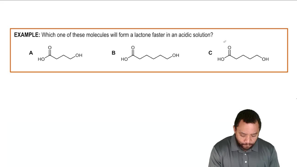 Rates of Intramolecular Reactions Example 1