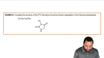 Peptide Sequencing: Edman Degradation Example 1