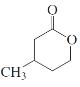Chemical structure of an ester with a methyl group and two carbonyl groups.