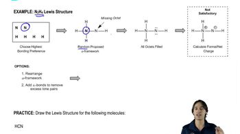 Drawing the Lewis Structure for N2H4.