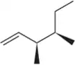 Chemical structure of an alkene with double bonds, illustrating a reaction setup for hydrogenation with D2 and Pd/C.