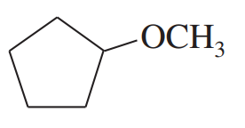 Chemical structure of a cyclopentane with a methoxy group (OCH3) attached.