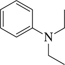 Chemical structure of a benzene ring attached to an amine group, illustrating naming conventions for aromatic compounds.