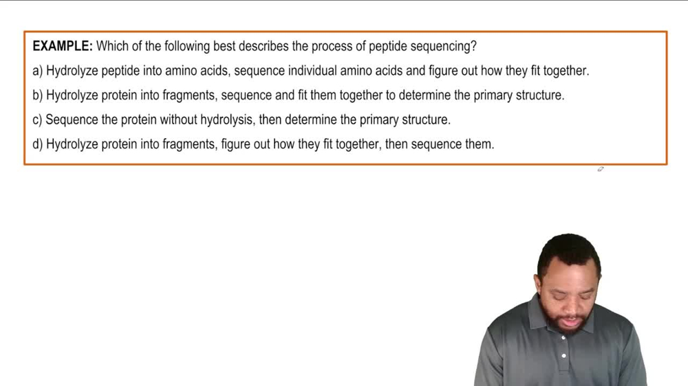 Intro to Peptide Sequencing Example 1