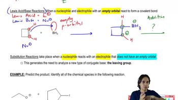 Nucleophiles and Electrophiles can react in Substitution Reactions.