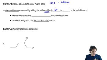 How to name alkenes and alkynes