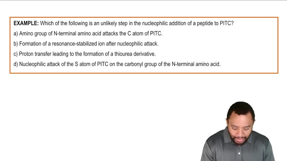 Peptide Sequencing: Edman Degradation Example 2