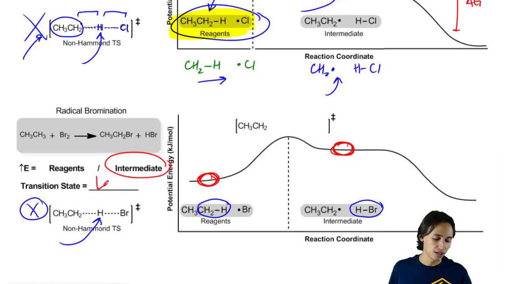 Bromination explains the Hammond Postulate.