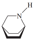 Chemical structure of an amine with a nitrogen atom bonded to a benzene ring and a hydrogen atom.